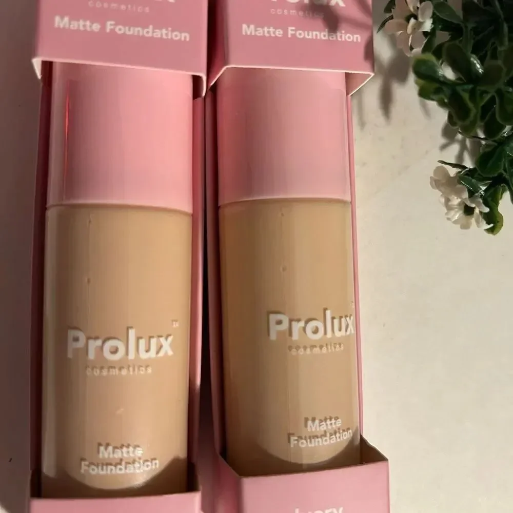 💥New Prolux Matte Foundation • Vegan & Cruelty Free Set of 2 - 1.35 FL oz.